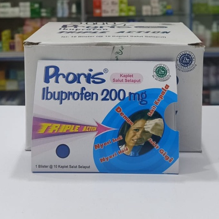 Proris Ibuprofen Obat Nyeri Sakit gigi Sakit Kepala Demam