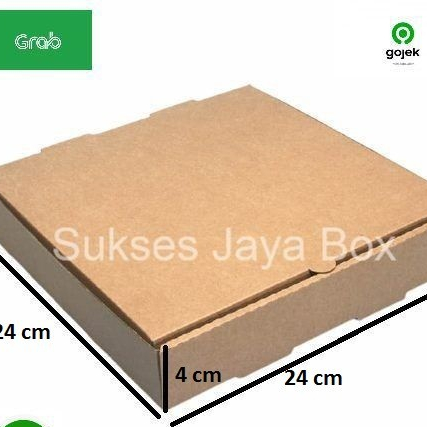 

Kardus / Dus / Box Pizza ukuran 24x24x4 cm