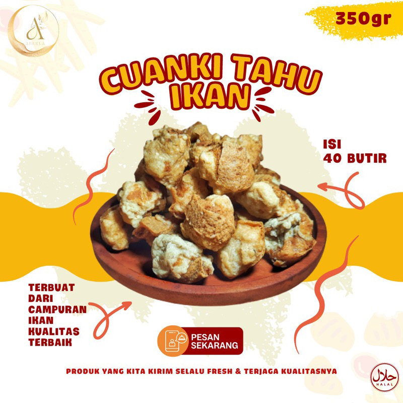 

CUANKI TAHU BATAGOR TAHU BANDUNG ISI 40PCS