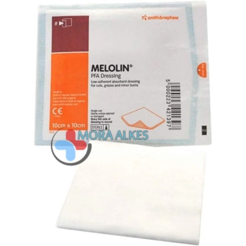 Melolin 10×10cm Perban Penyerap Ringan Plester Kasa Melolin 10×10cm