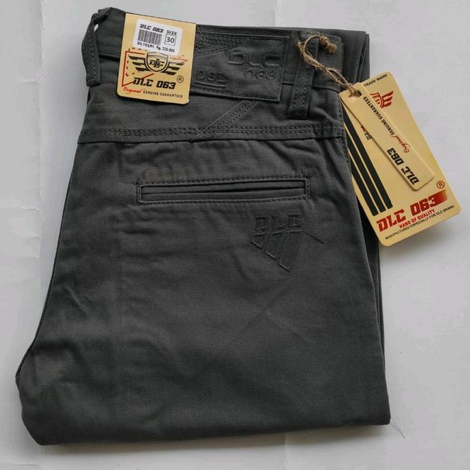 D Loco Original Slimfit| lokal kualitas Cardinal | Celana Panjang pria Kanfas Sulfur Tebal ada Ukuran Jumbo kanvas