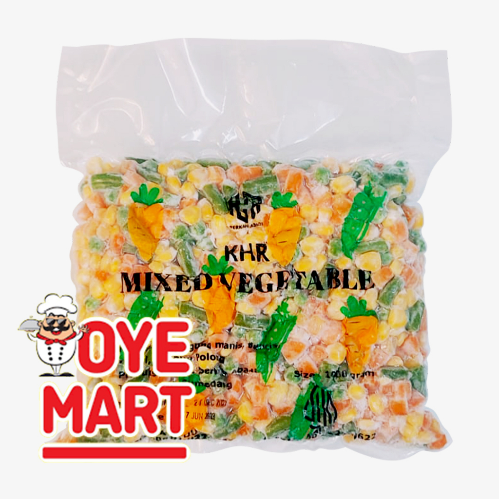 KHR MIX VEGETABLE 1KG 4 WAY / SAYURAN BEKU