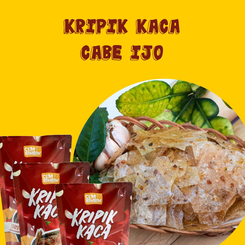 

Kripik Kaca Cabe Ijo/Kripik Beling Cabe Ijo