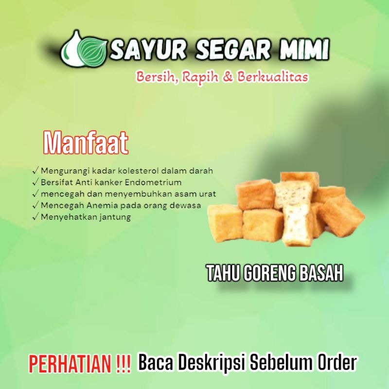 

Tahu Pong Basah - Sᴀʏᴜʀ Sᴇɢᴀʀ ♏ɪᴍɪ