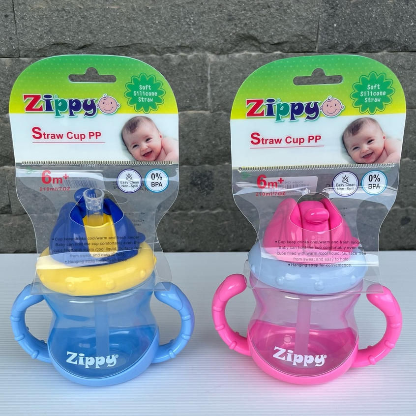 Botol Minum Anak Zippy OK-403/ Straw Cup 210 ML