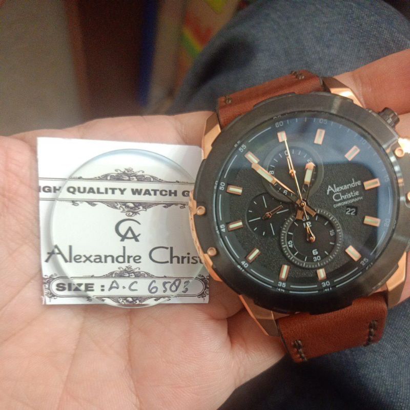 KACA ORIGINAL ALEXANDRE 6583 PRIA ORIGINAL / KACA JAM AC 6583 KACA HARDLEX ALEXANDRE CHRISTIE