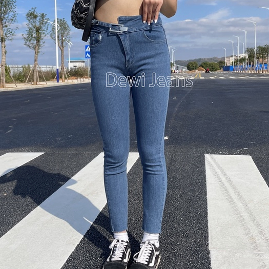 L.A.Outlet J46 wanita hitam murni Jeans Celana Panjang HW Kulot Jeans Boyfriend Jeans Korea Jeans Celana Jeans Impor jeans highwaist celana korean style celana jeans wanita jeans korea celana jeans kulot