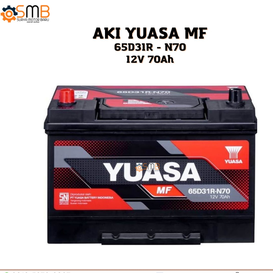 AKI KERING MOBIL YUASA MF N70 12V 70AH