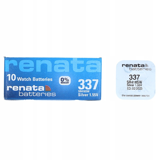 TERMURAH! Baterai Renata SR 416 SW / 377 Original Baterai Jam Battery Batre Micro Baterai