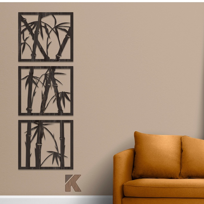 Hiasan Dinding  Bambu Aestetik