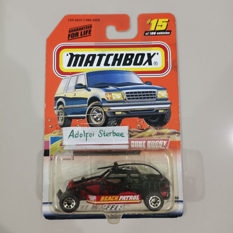 matchbox dune buggy beach patrol