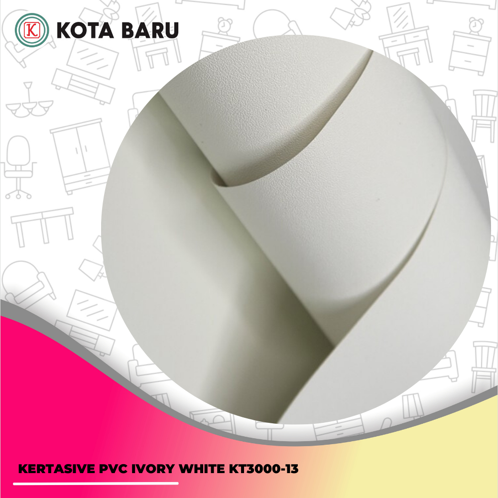 KERTASIVE STICKER PVC IVORY WHITE KT3000-13