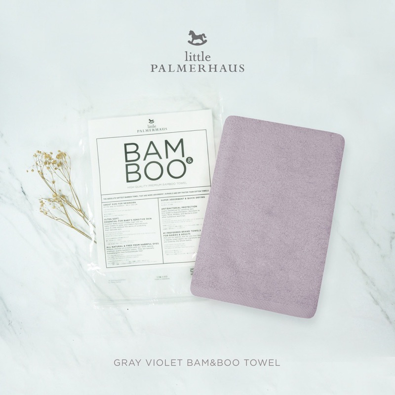 LITTLE PALMERHAUS Handuk Bayi MASON BAMBOO- PREMIUM BABY TOWEL