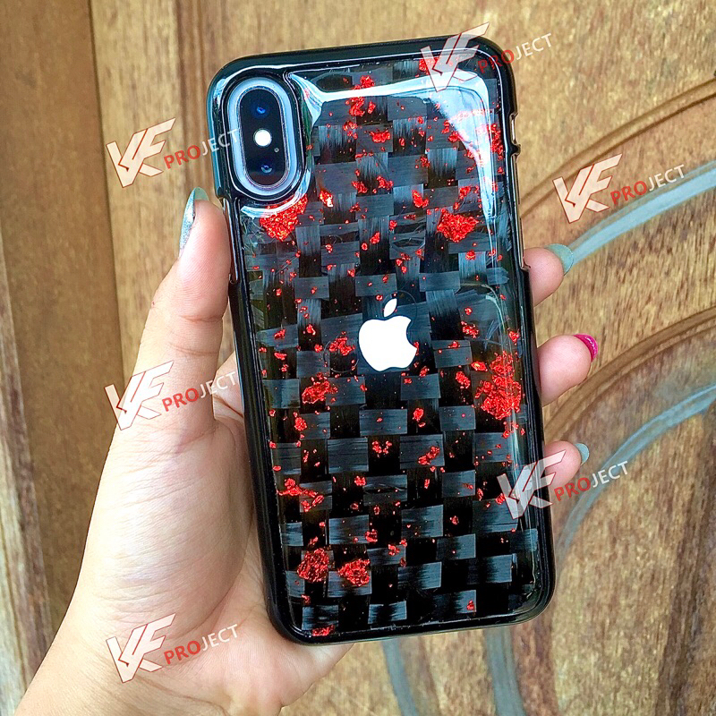 Case Carbon Kevlar Forged Original (NOT STICKER) Custom Iphone X XR 11 11Pro 11ProMax 12 12Pro 12 Pr