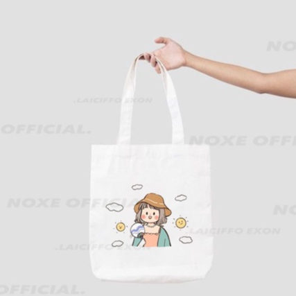 TOTEBAG KANVAS KEKINIAN AESTHETIC SIMPLE