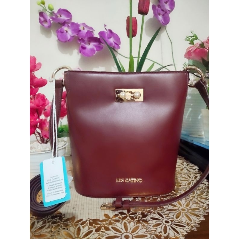 Tas Selempang Les Catino Haziel Bucket Crossbody/13