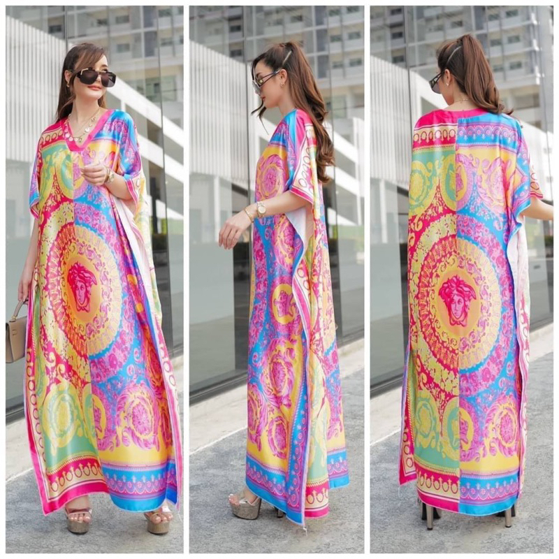 CODE:016-017 kaftan bkk ready stok ya