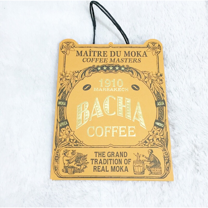 

Original Bacha Paperbag Singapore Shopping Bag Tas Kantong Belanja Oleh Oleh Bacha Coffee Original Packaging Gift Bag