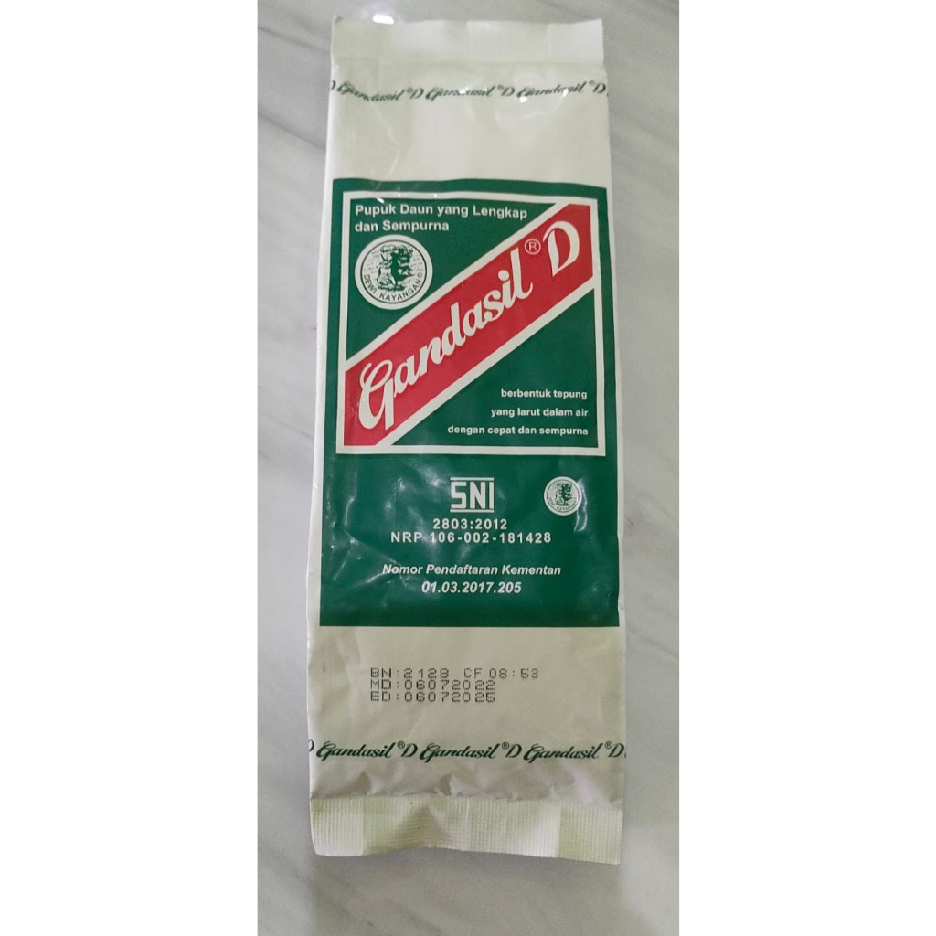 Gandasil-Gandasil Daun-Gandasil D kemasan 500 gram