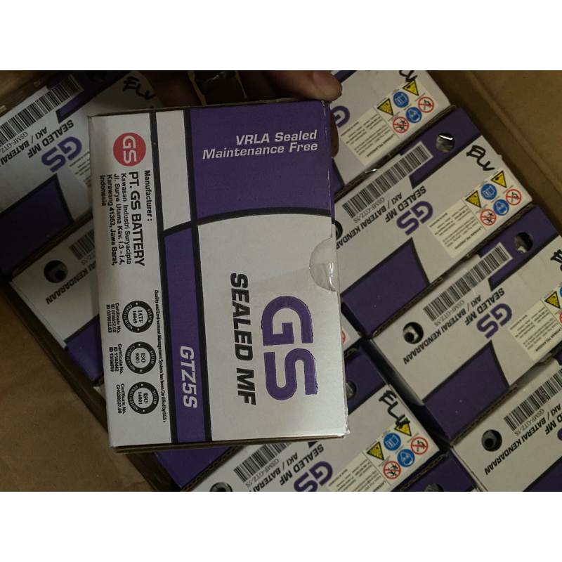 accu aki GS GTZ5S Original aki gs beat beat f1 scopy mio j xeon