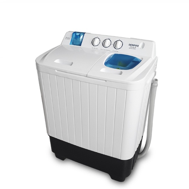[COD] DENPOO MESIN CUCI TWIN TUB 2 TABUNG DW-898 (8 KG) 100% ORI