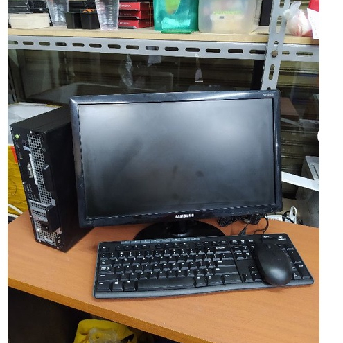 paket komputer Cpu dell Mini pc dell optiplex 3040 sff core i5 gen6 Ram 4gb hdd 500gb Monitor 19inch+keyboard mouse+windows 10