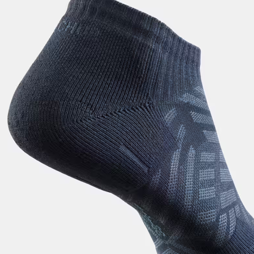 QUECHUA 100 Low Kaos Kaki Pendek Olahraga Camping Unisex Isi 2 Pasang