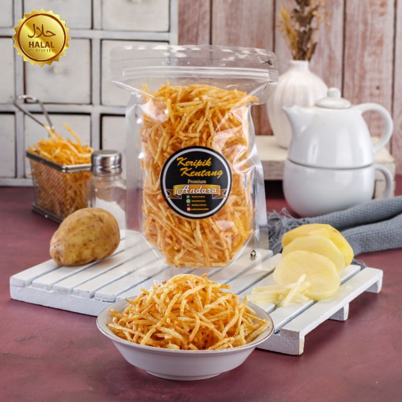 

Keripik kentang original gurih 150gram