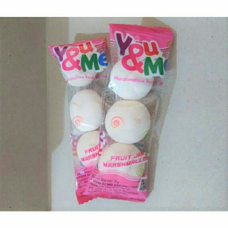 MARSHMALLOW TWISTER / FRUIT JAM YOU&amp;ME 1PAK ISI 20PCS