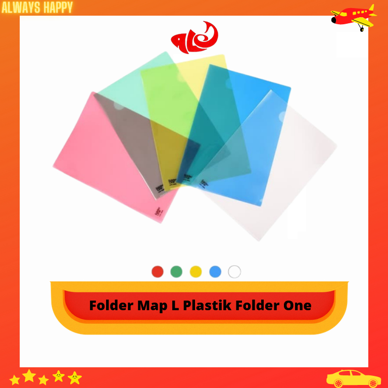 

Folder Map L Plastik Merek Folder One 12 Pcs Murah