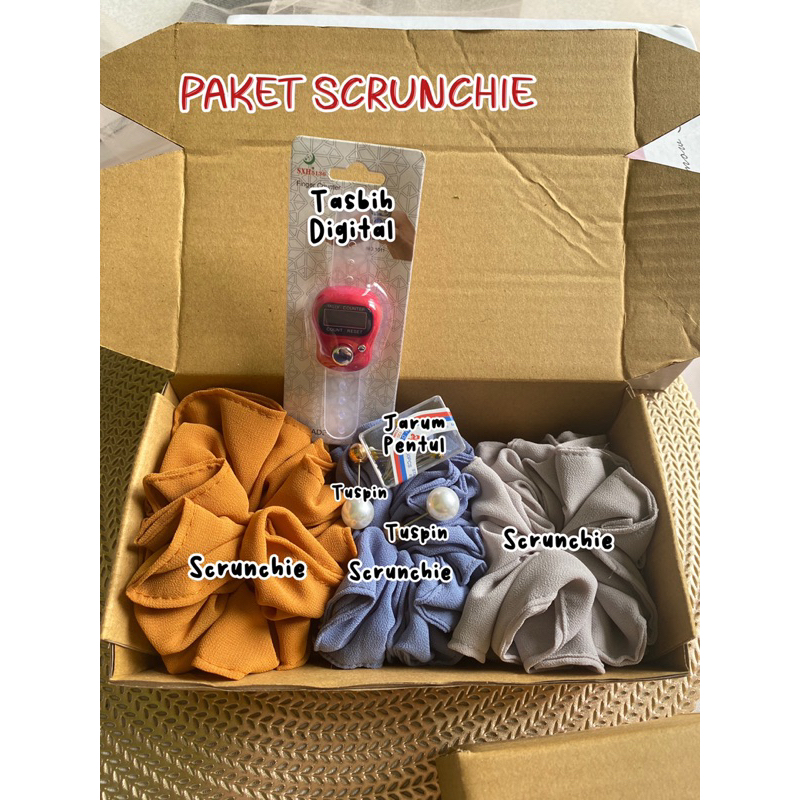 

PAKET SCRUNCHIE /Hampers Wisuda /Ulang Tahun