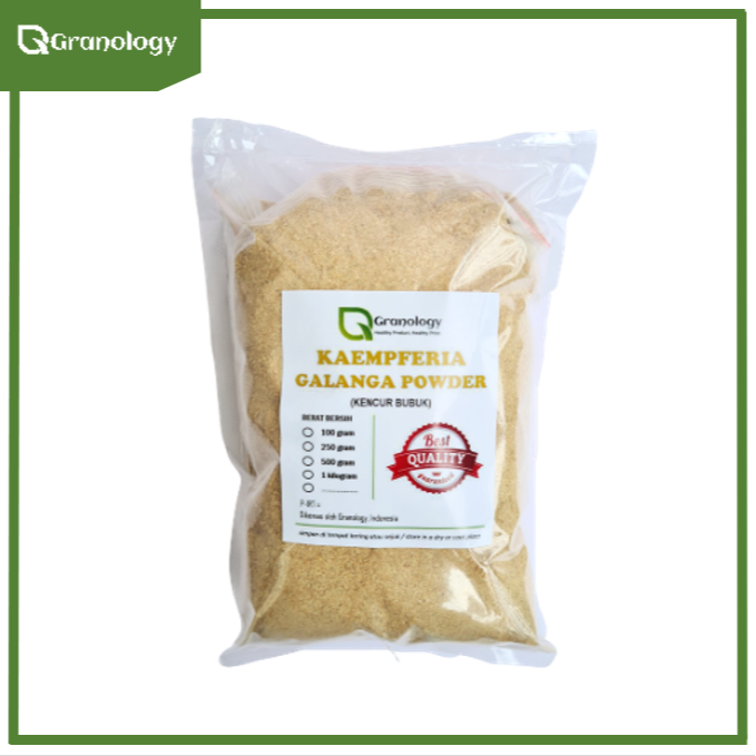 Kencur Bubuk / Kaempferia Galanga Powder (500 gram) by Granology