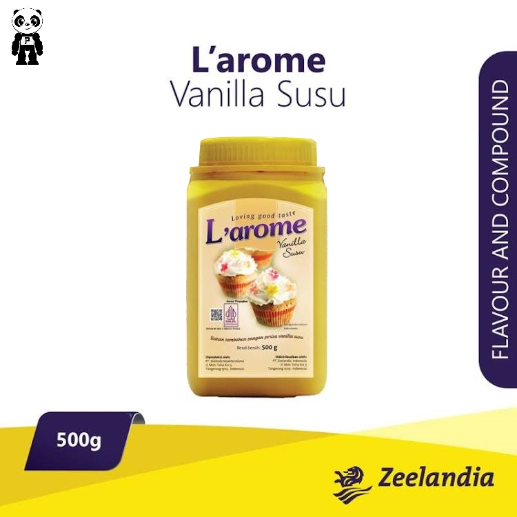 

Larome Vanila Susu 500g Perisa Vanila Bubuk
