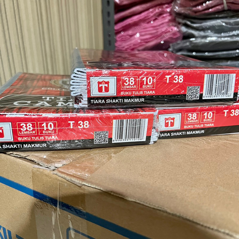 

mh CTShopID Buku Tulis Kwarto Tiara Campus Kecil Merah isi 38 Lembar 1 Pak isi 10 Buku