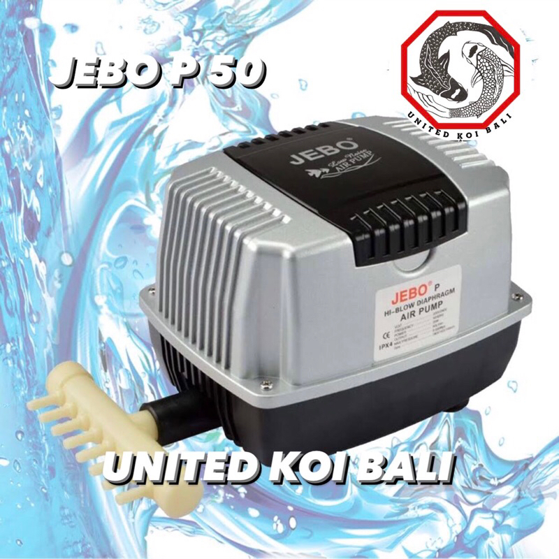 JEBO P50 JEBO P-50 POMPA UDARA AERATOR HI FLOW AIR PUMP BLOWER