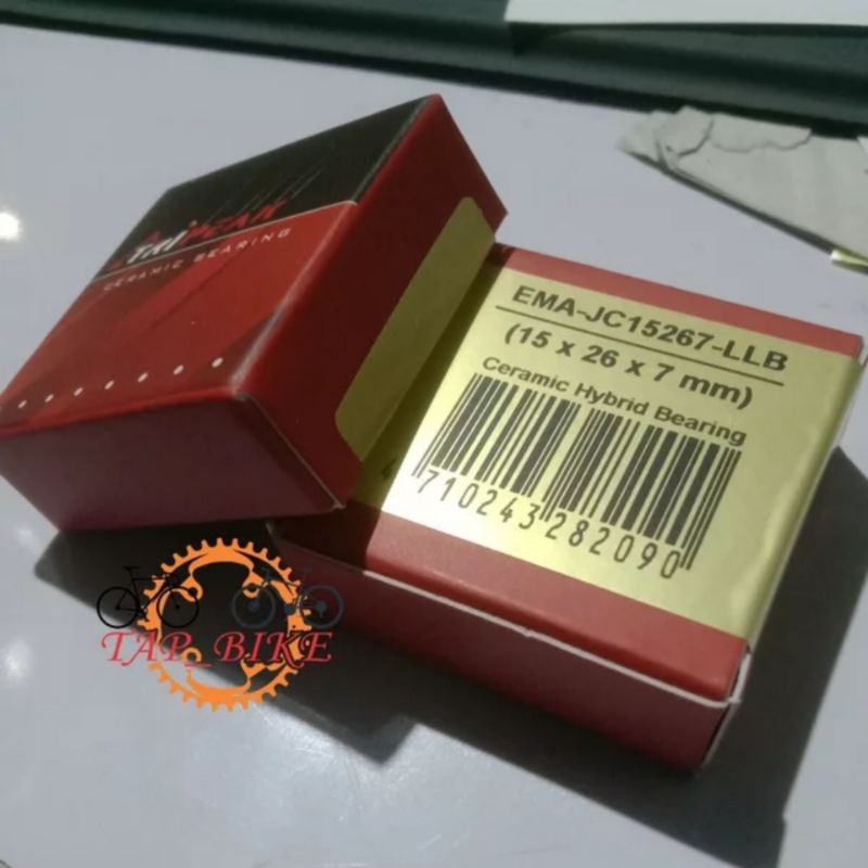 TRIPEAK Bearing Ceramic 6901 Grade 5 - Kode EMA-JC6901-LLB Bearing Wheelset Part Sepeda