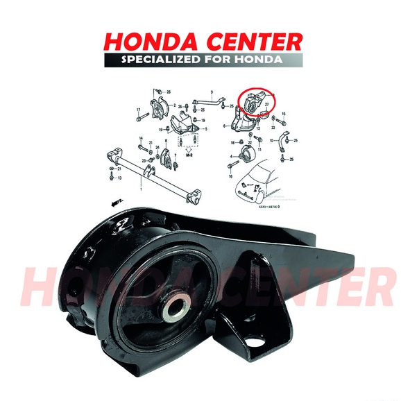 engine mounting gantungan mesin belakang city old city z 1996 1997 1998 1999 2000 2001 2002 SX8