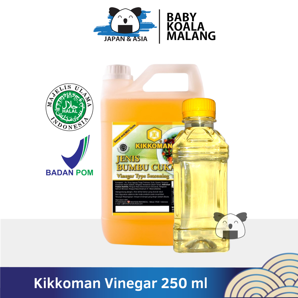 

KIKKOMAN Vinegar Type Seasoning 250 ml Halal;