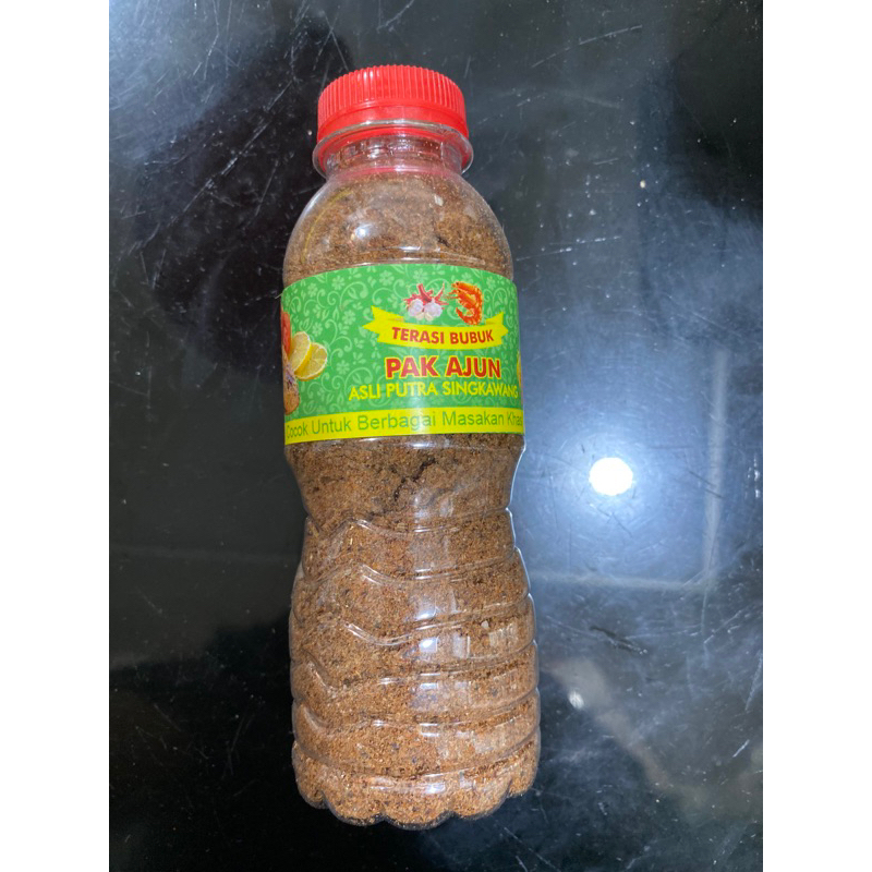

terasi bubuk pak ajun singkawang / bubuk terasi / terasi bubuk / terasi kering / terasi buah / terasi masak / terasi siap makan / terasi enak / terasi kalimantan / terasi singkawang