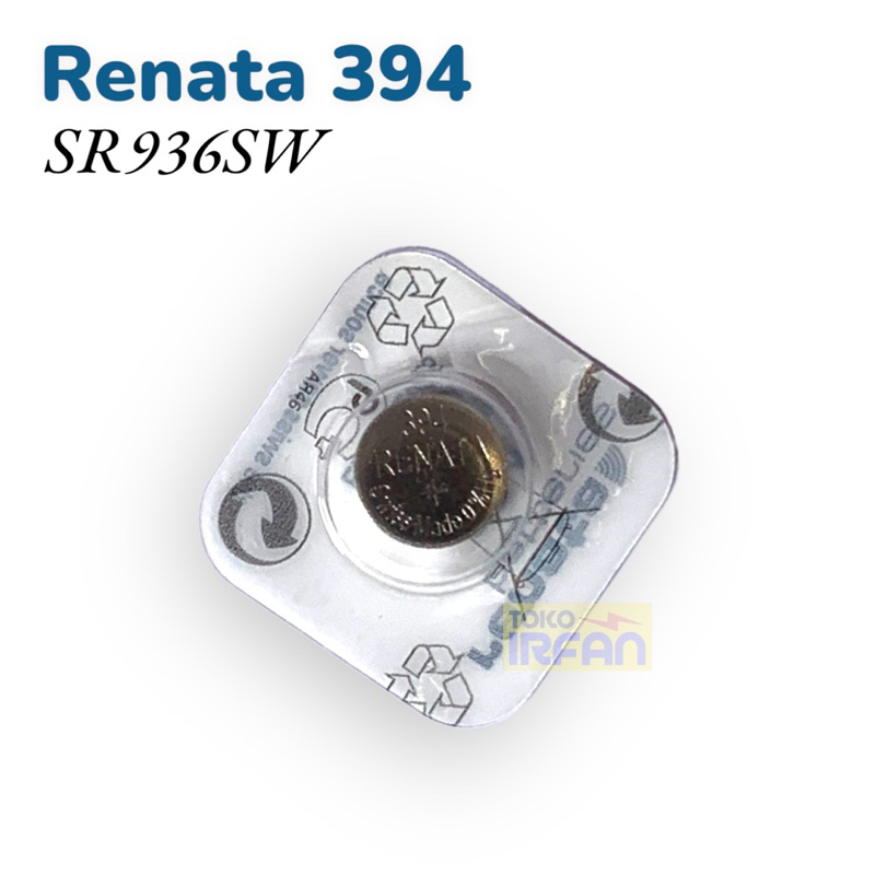 ORIGINAL Baterai Renata 394 SR936SW 1.55V Batrai jam tangan SR936 SR936W Battery 394 Ori