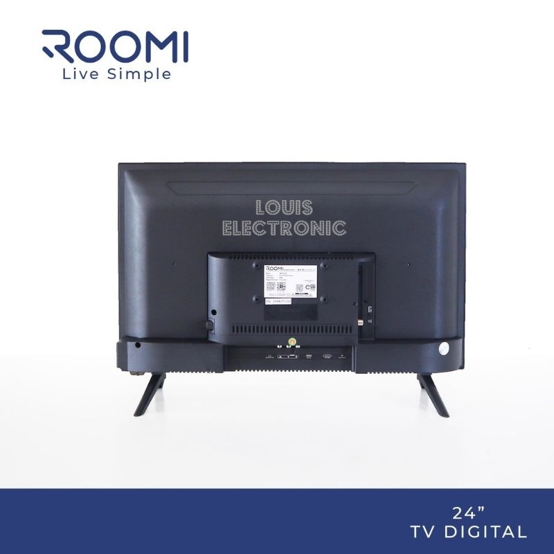 TV LED DIGITAL TV ROOMI 24 INCH ( KHUSUS MEDAN / INSTANT )