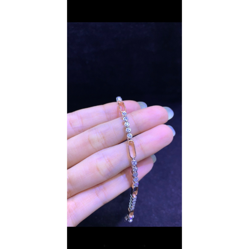 gelang rante berlian eropa 9659