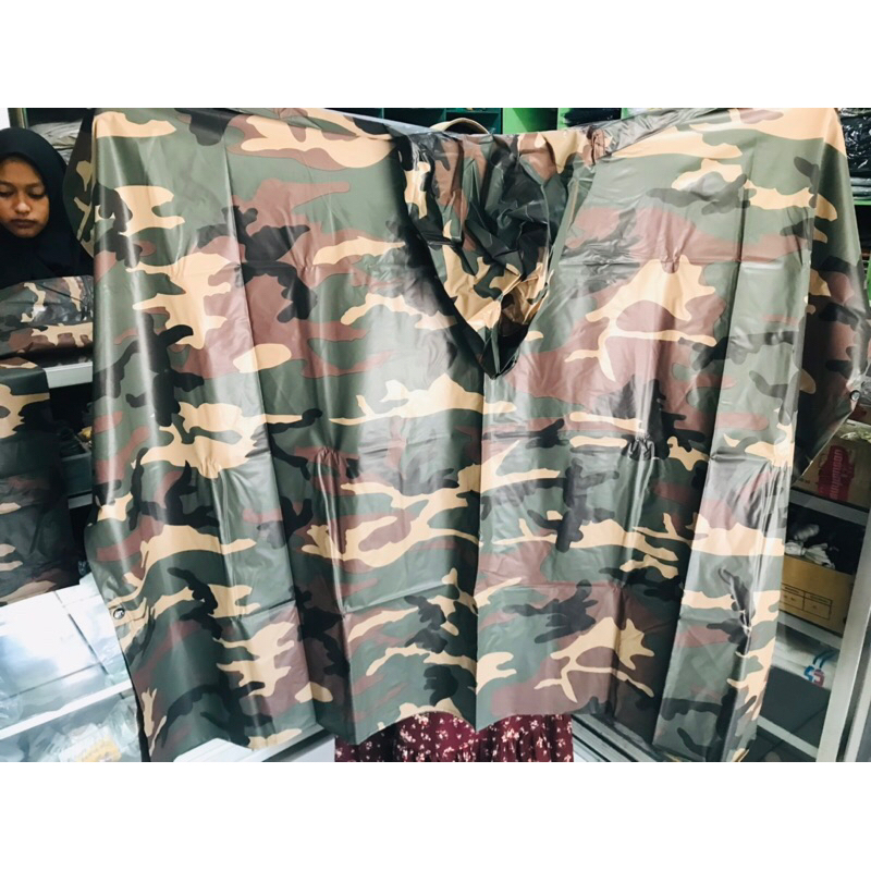 Jas Hujan Ponco TNI || Mantol Ponco TNI || ponco TNI AD || jas Hujan Ponco loreng || Jas Hujan Ponco