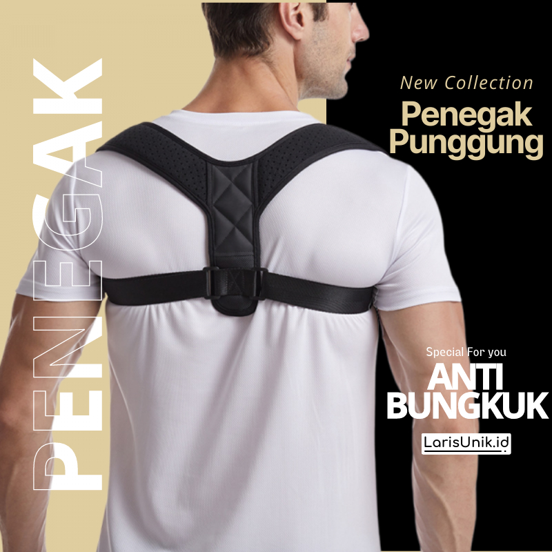 KORSET PENEGAK PENYANGGA PUNGGUNG ALAT TERAPI TUBUH POSTURE CORRECTOR KORSET KESEHATAN PRIA WANITA