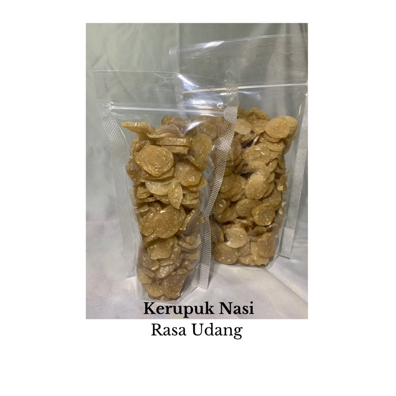 

kerupuk nasi mentah rasa Udang