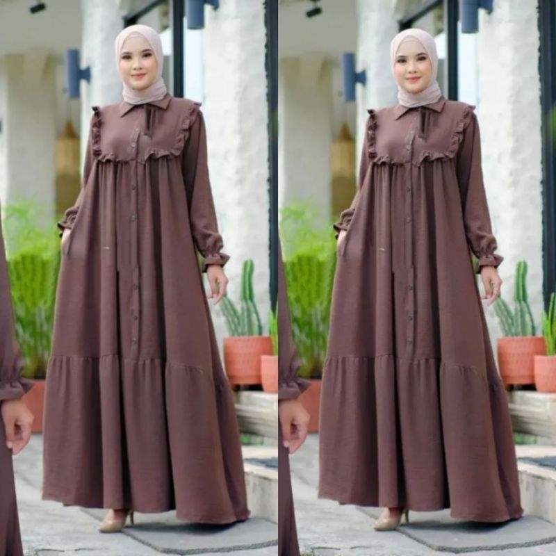 GAMIS CRINKLE AIRFLOW//FASHION MUSLIMAH MASA KINI