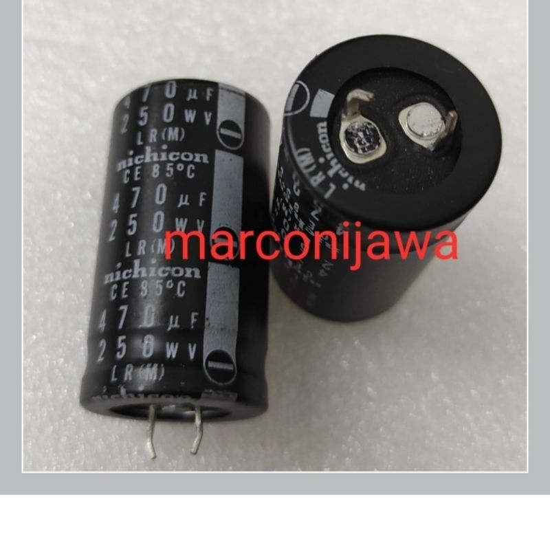 capasitor 470uf 250V