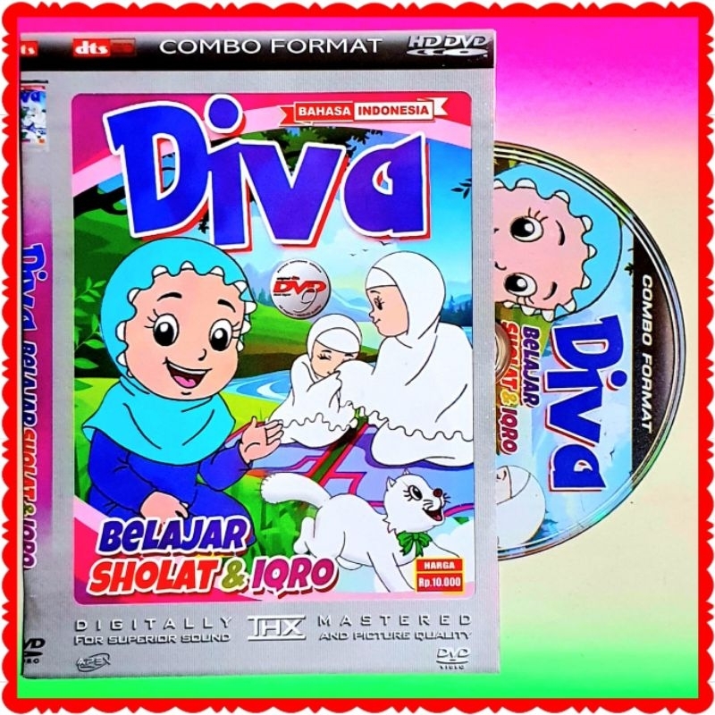 KASET FILM EDUKASI ANAK MUSLIM BELAJAR SHOLAT DAN IQRO-KASET DIVA-KASET EDUKASI ANAK ISLAMI-KASET ED