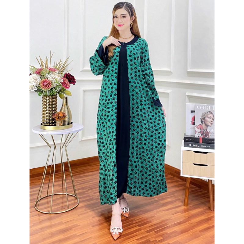 Gamis Ana Super Jumbo Busui Rayon Premium Ld 120cm