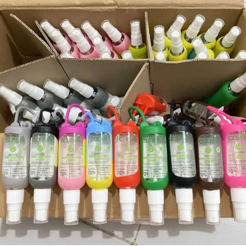 HAND SANITIZER SECRET CLEAN SPRAY GANTUNG 60ml BEST SELLER